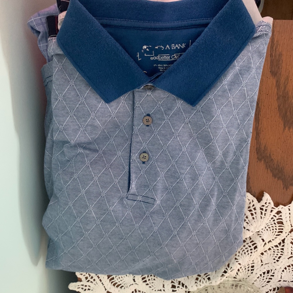 Mens Blue Polo (L) Tshirt